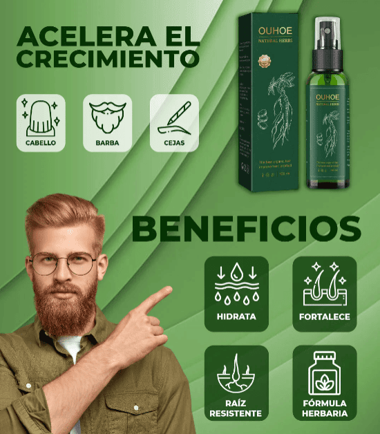 Tónico para el Cabello OUHOE - Fortalece tus hebras de cabello